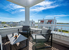 Dachterrasse in der obersten Etage, oberste Etage befindet sich 1 Schlafzimmer, Finn.Sauna, Duschbadezimmer