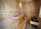 finnische Sauna im Obergeschoß Ferienhaus Sliminde by Seeblick Ferien ORO
