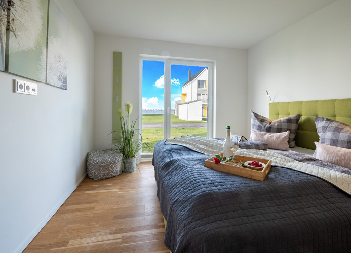 Masterbedroom mit Smart TV