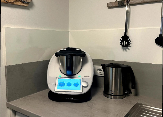 Thermomix in der Fewo MEERwert by Seeblick Ferien ORO